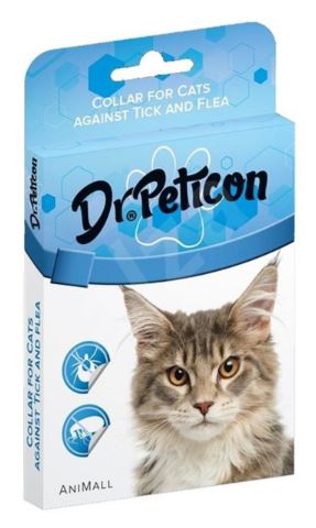 Dr.Peticon Nyakörv MACSKA Bolha Kullancs ellen 43cm