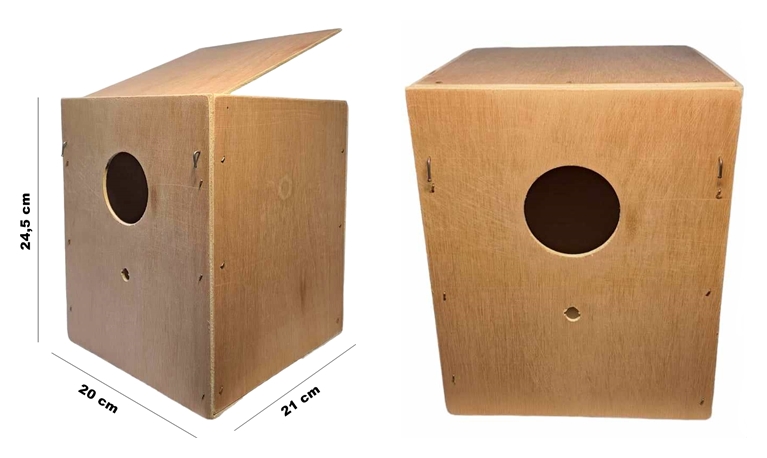 Nimfa Odu 51 20x21x24,5cm ... rétegelt lemez