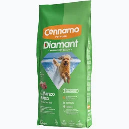 Diamant Mini száraz kutyaeledel, marhával és rizzsel 15kg